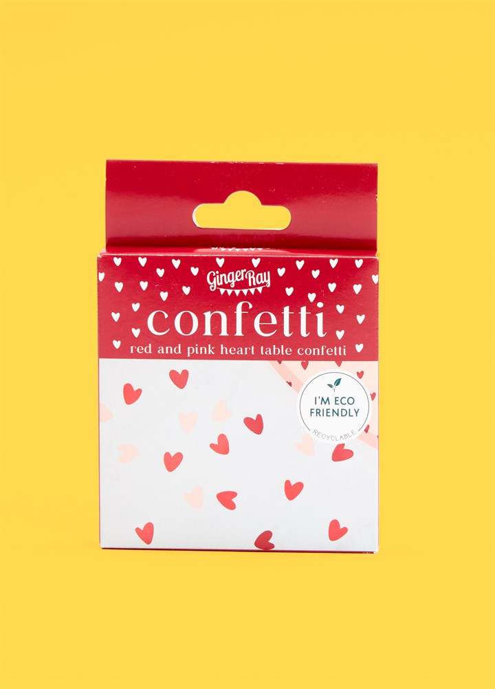 Coloured Hearts Confetti